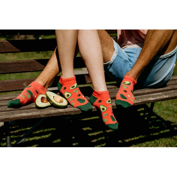 Veselé ponožky Avocado – členkové