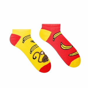 Veselé ponožky Opica – členkové