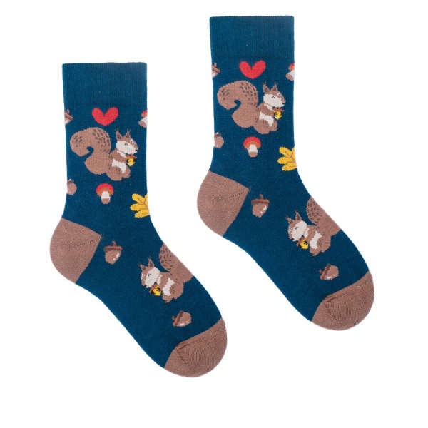 Veselé ponožky Veveričiak – Detské