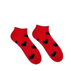 Veselé ponožky Kačička Čierna – členkové