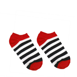Veselé ponožky Čičmany členkové čierne