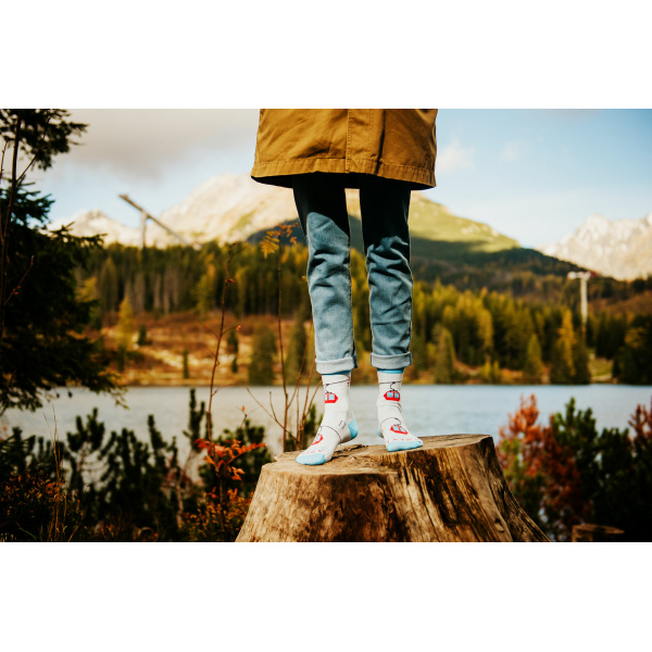 Veselé ponožky Vysoké Tatry – Lanovka