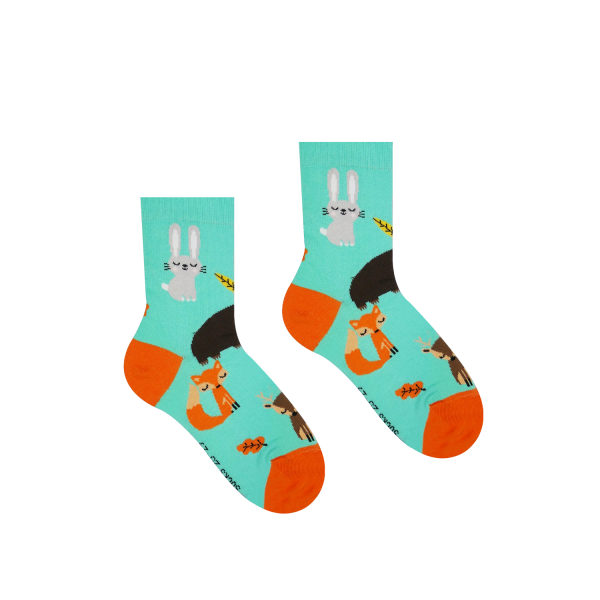 Veselé ponožky Zvieratká – Detské