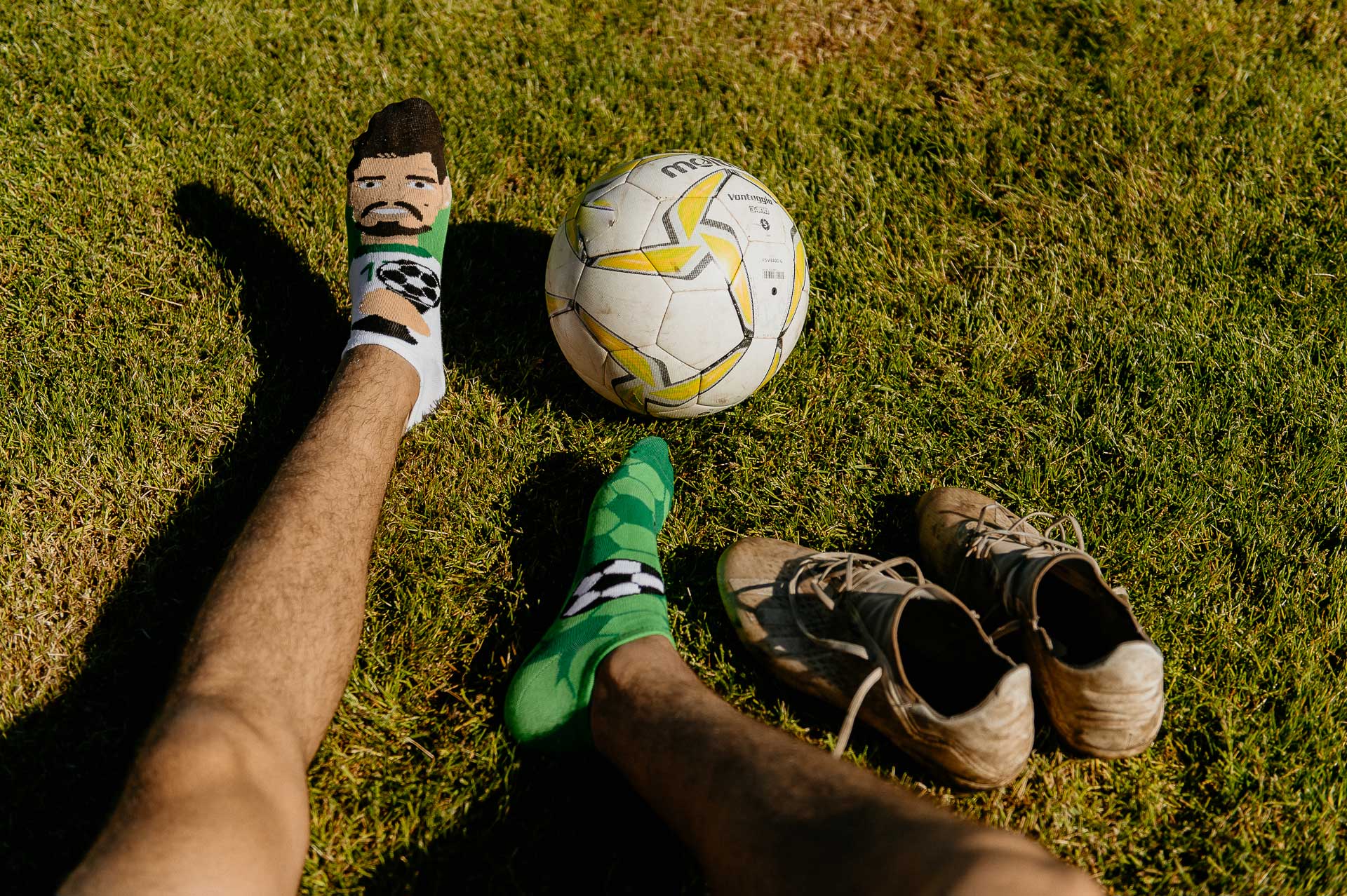 Veselé ponožky Futbalista – členkové