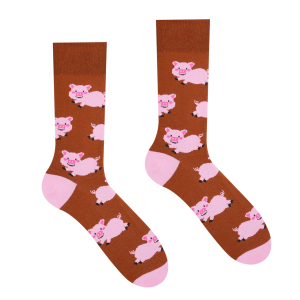 Veselé ponožky Prasiatka – Detské