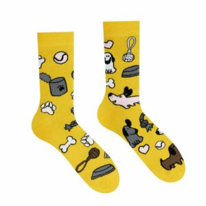 Veselé ponožky Froté Snehuliak